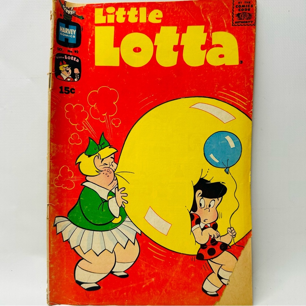 Little Lotta VTG Comic Book #92 Oct 1970 Harvey Comics